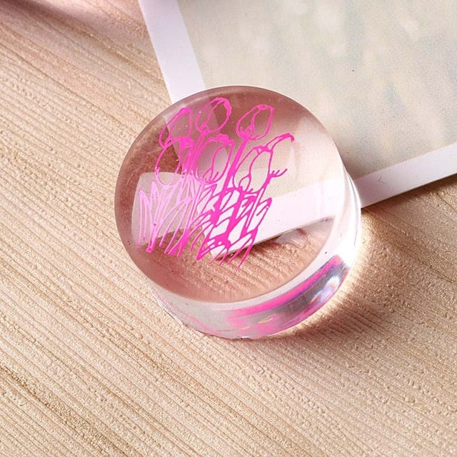 Clear Round Jelly Nail Stamper - Image 7