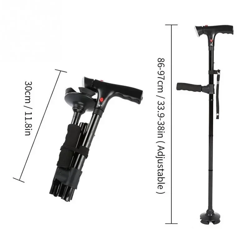 Collapsible Telescopic Folding Cane - Image 3