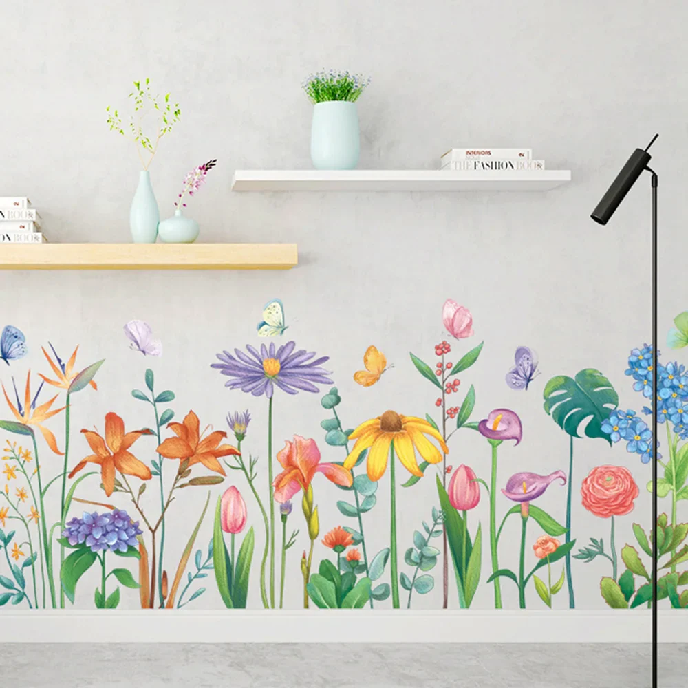 Colorful Flowers Wall Sticker - Image 3