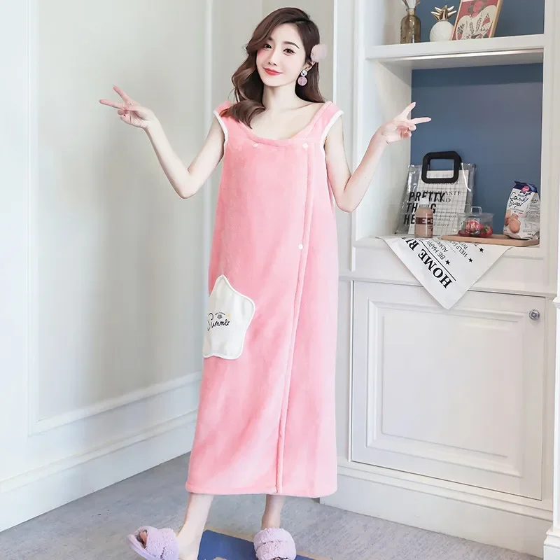CoralVelvet Bath Wrap - Image 7