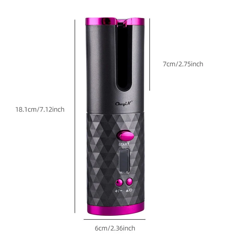 Cordless Hair Curler USB Rechargeable - Image 3
