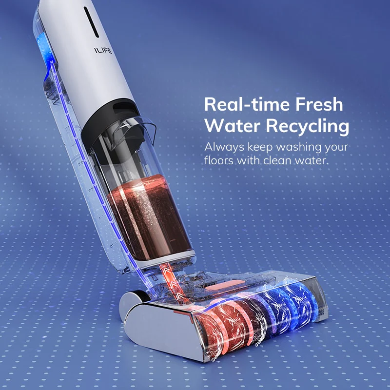 Cordless Wet Dry Self-Cleaning Smart Vacuum Mop Cleaner - Image 6