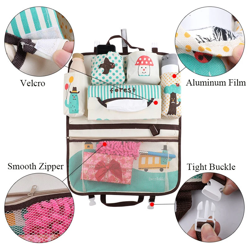 Creative Cartoon Car Back Seat Organizer - Image 13