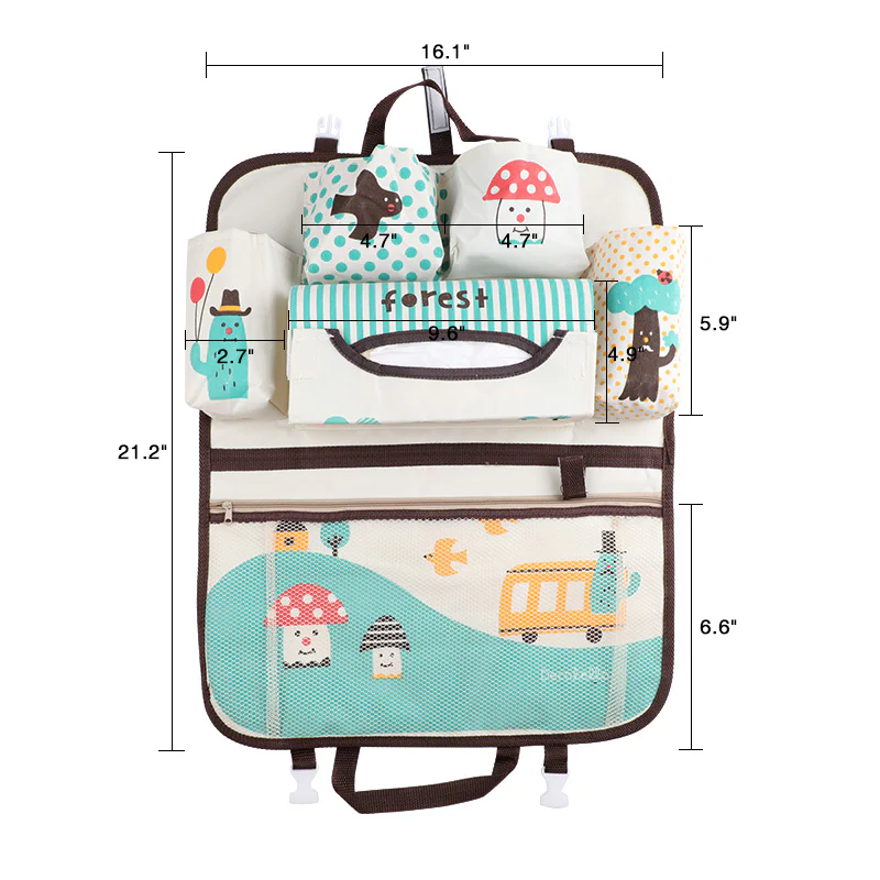 Creative Cartoon Car Back Seat Organizer - Image 17