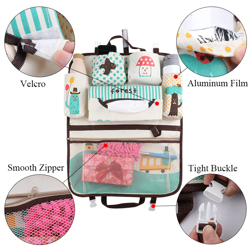 Creative Cartoon Car Back Seat Organizer - Image 18