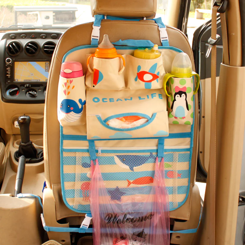 Creative Cartoon Car Back Seat Organizer - Image 23