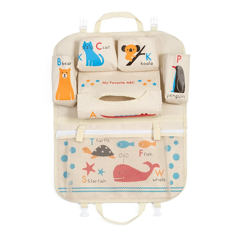 Creative Cartoon Car Back Seat Organizer - Image 4