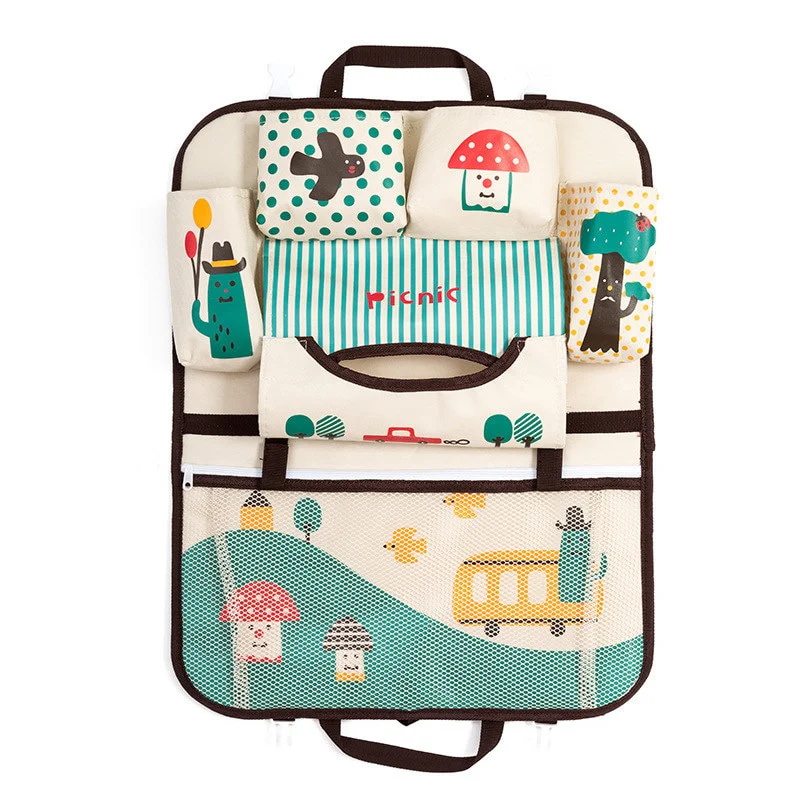 Creative Cartoon Car Back Seat Organizer - Image 8