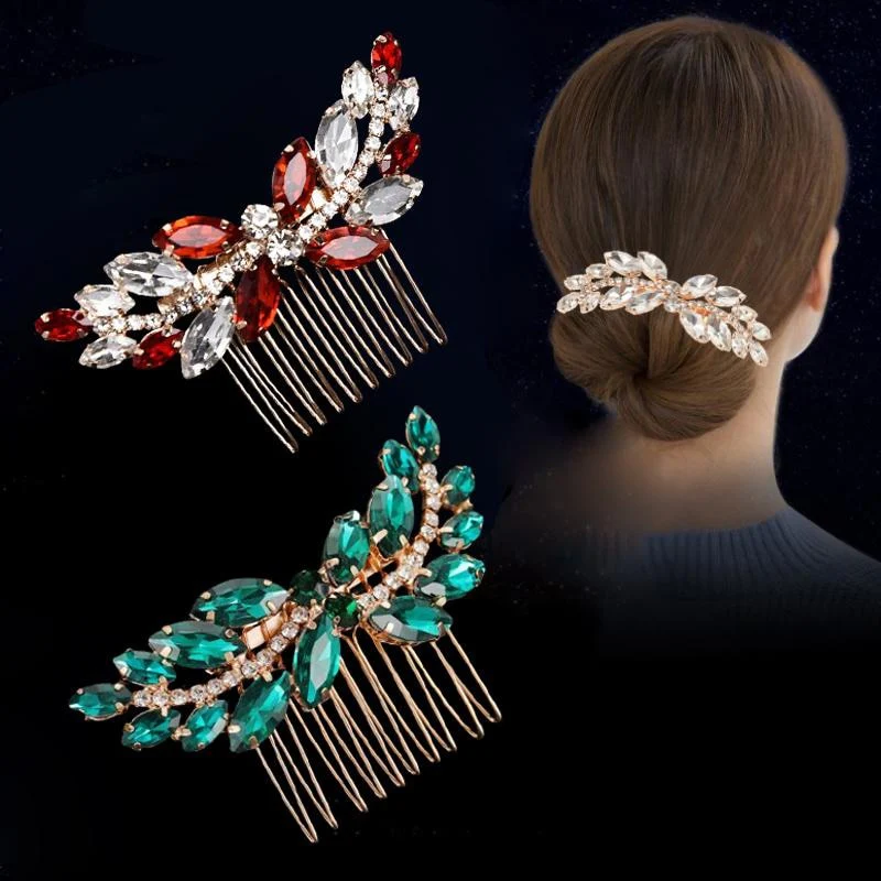 Crystal Bridal Hair Comb Pin - Image 18