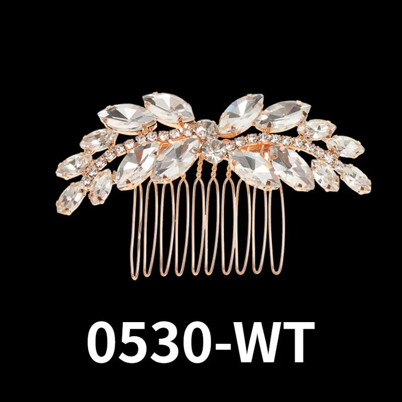 Crystal Bridal Hair Comb Pin - Image 4