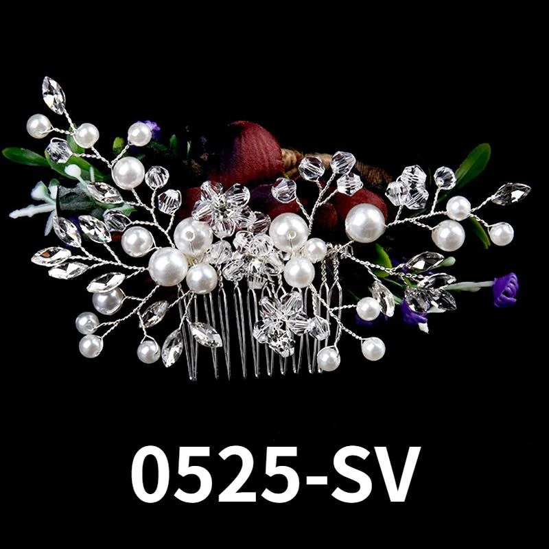 Crystal Bridal Hair Comb Pin - Image 6