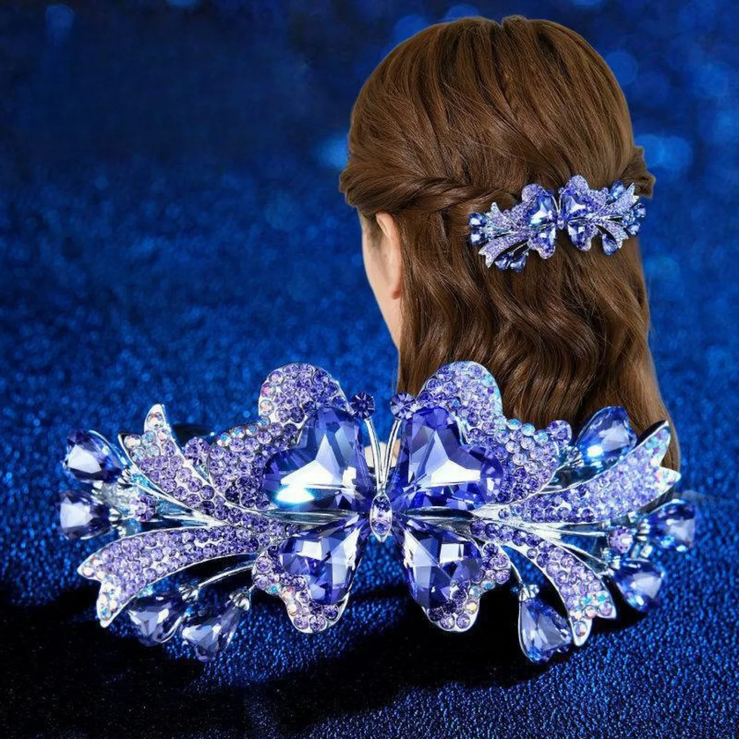 Crystal Butterfly Clip - Image 3