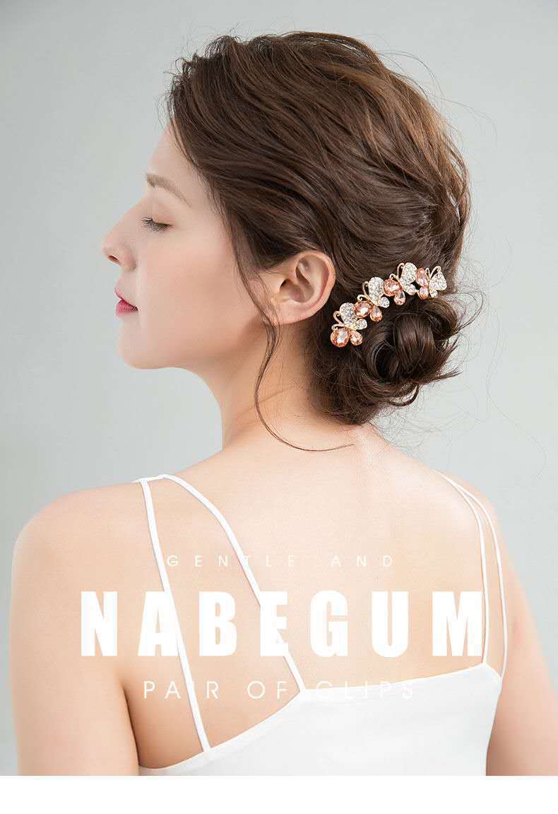 Crystal Butterfly Hair Pin - Image 10