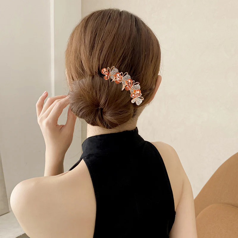 Crystal Butterfly Hair Pin - Image 11