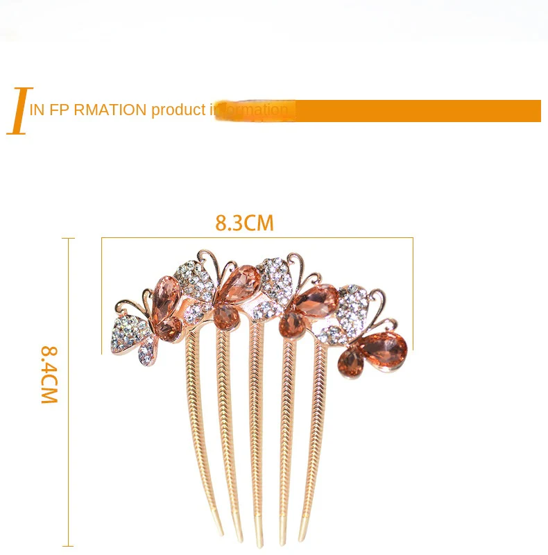 Crystal Butterfly Hair Pin - Image 12