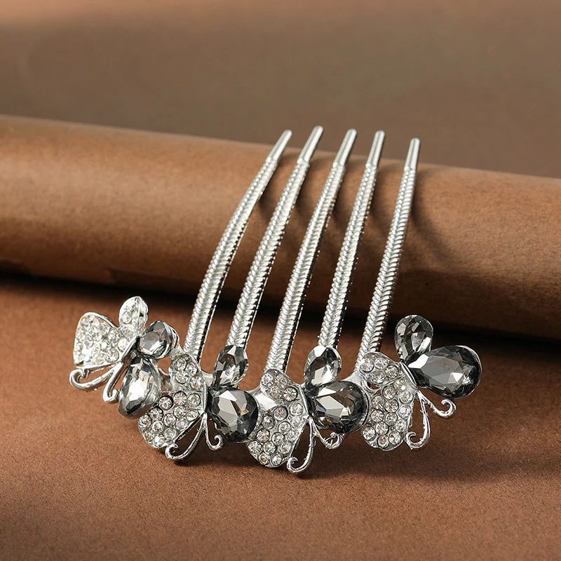 Crystal Butterfly Hair Pin - Image 4