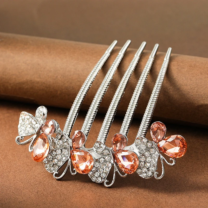 Crystal Butterfly Hair Pin - Image 5