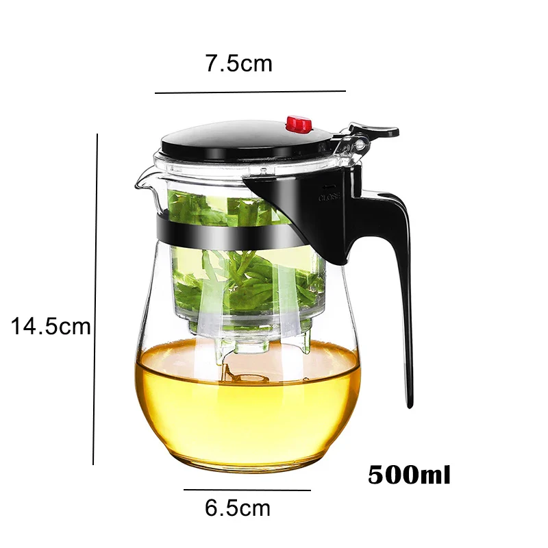Crystal Clear Brew: Heat-Resistant Glass Teapot Set - Image 9