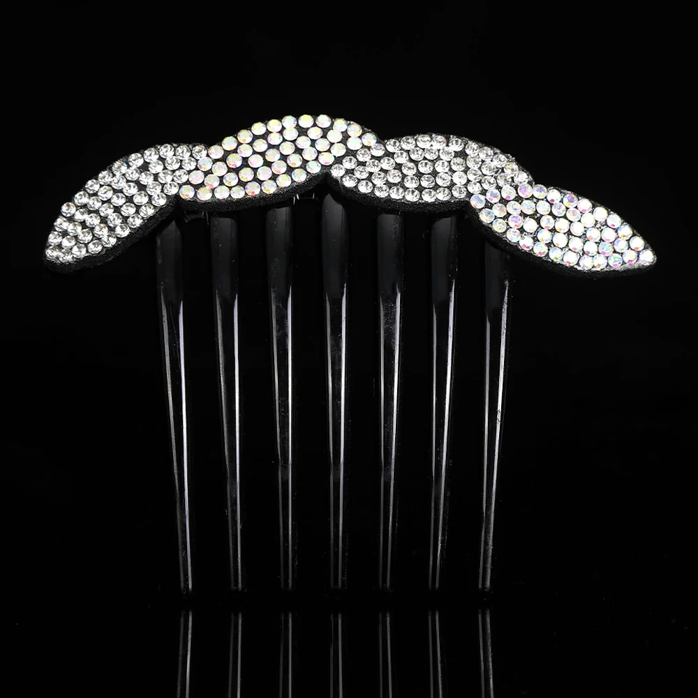 Crystal Rhinestones Flower Hair Comb Clip - Image 27