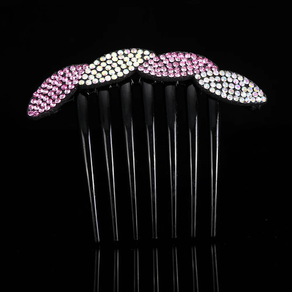 Crystal Rhinestones Flower Hair Comb Clip - Image 40