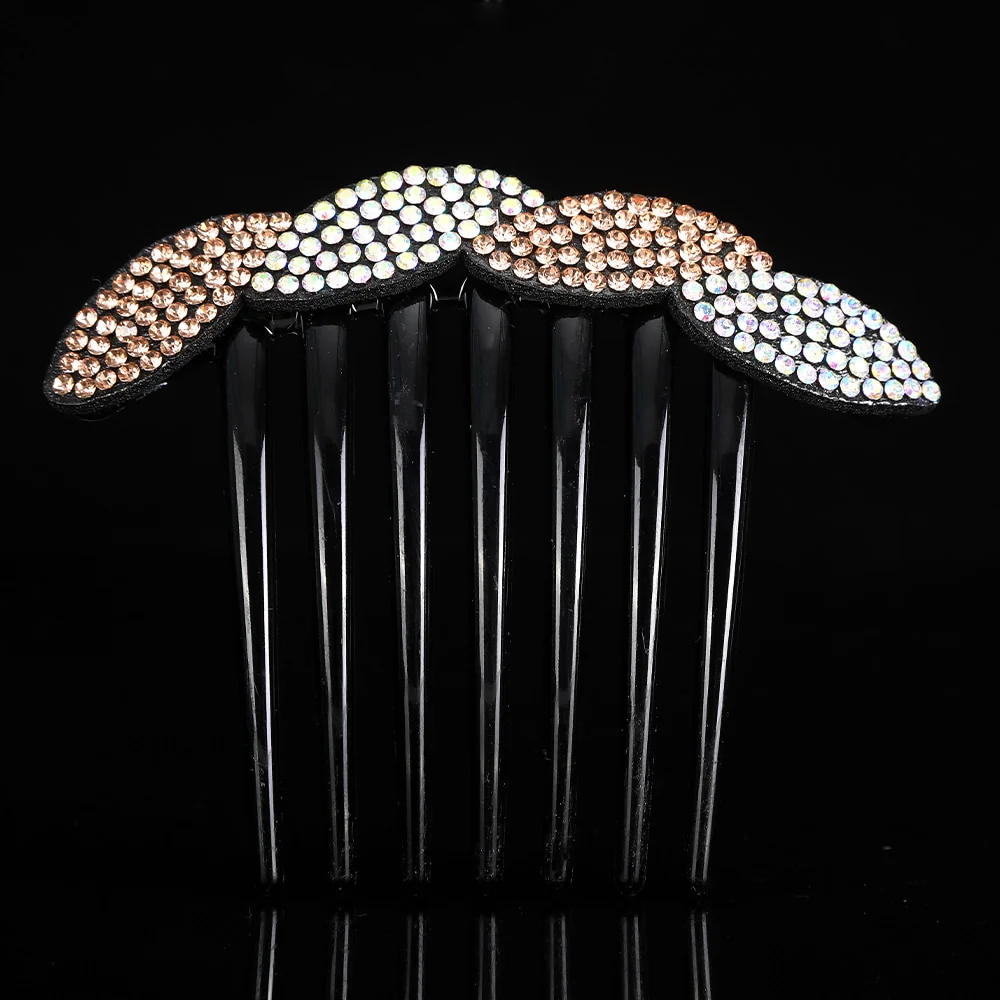 Crystal Rhinestones Flower Hair Comb Clip - Image 54
