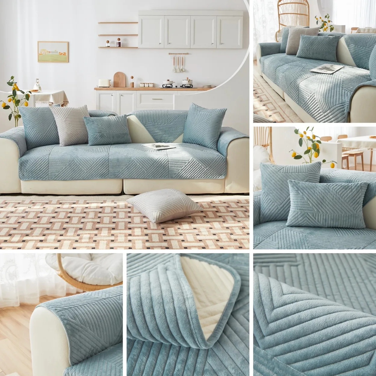 CrystalLuxe Non-Slip Couch Cover - Image 17