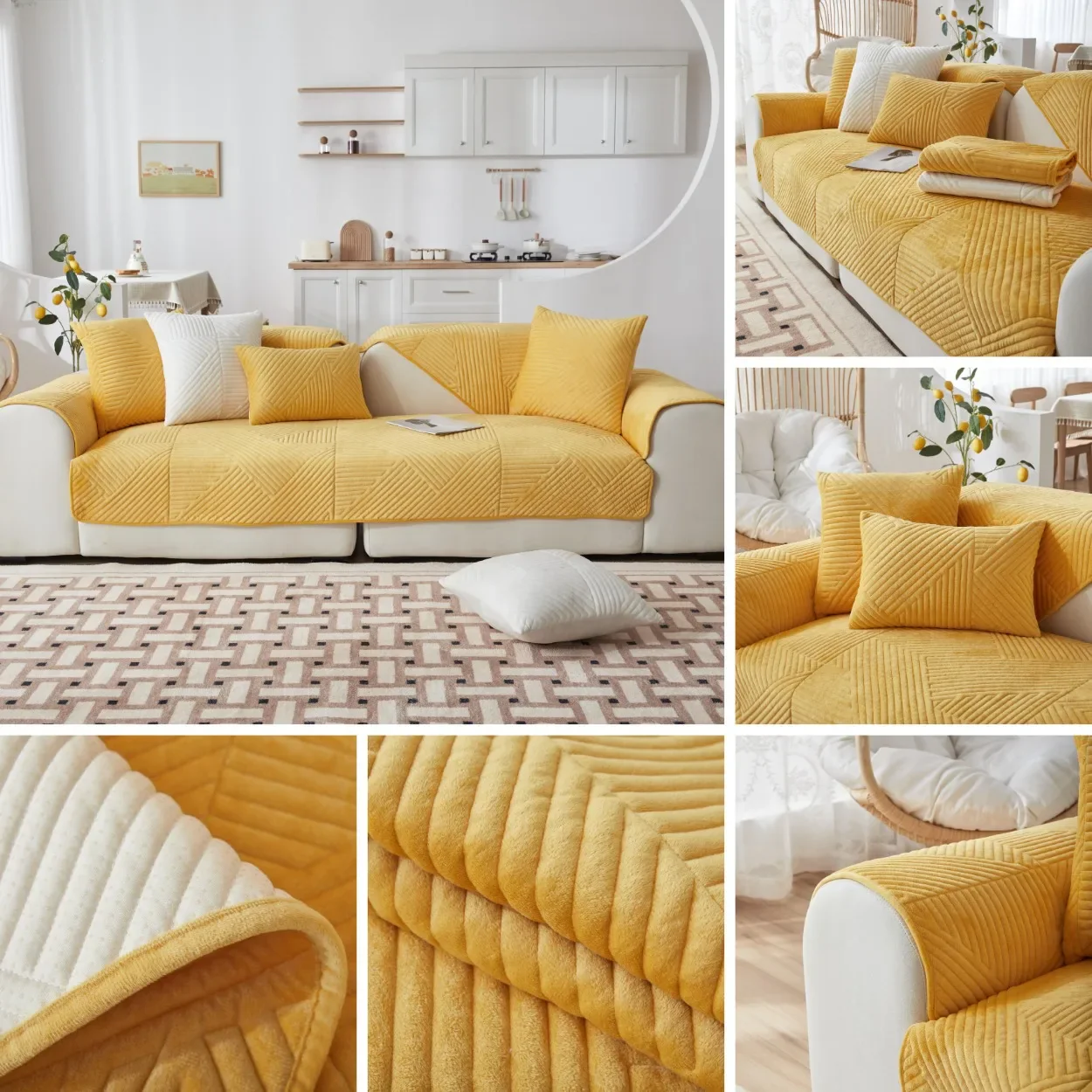 CrystalLuxe Non-Slip Couch Cover - Image 18