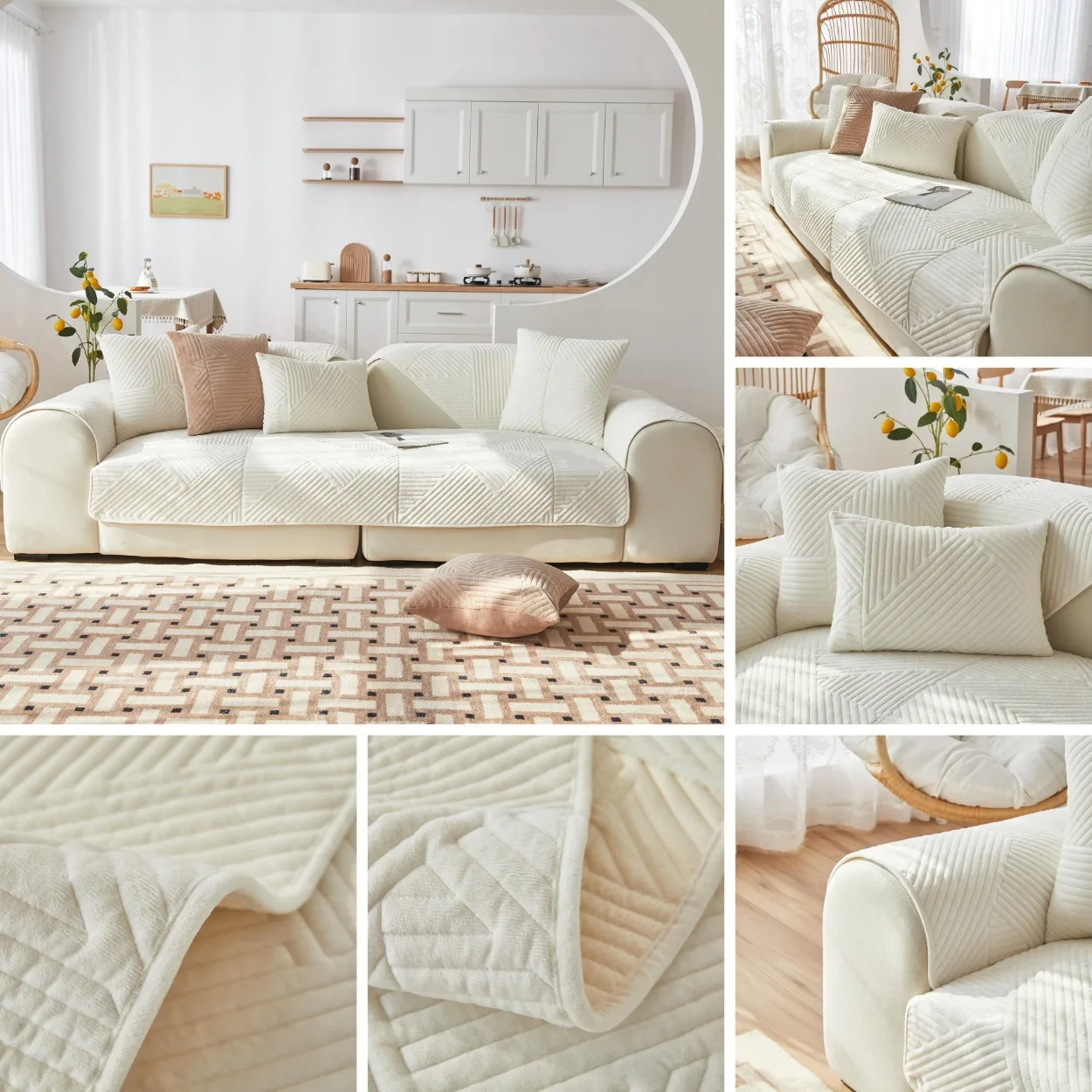 CrystalLuxe Non-Slip Couch Cover - Image 19