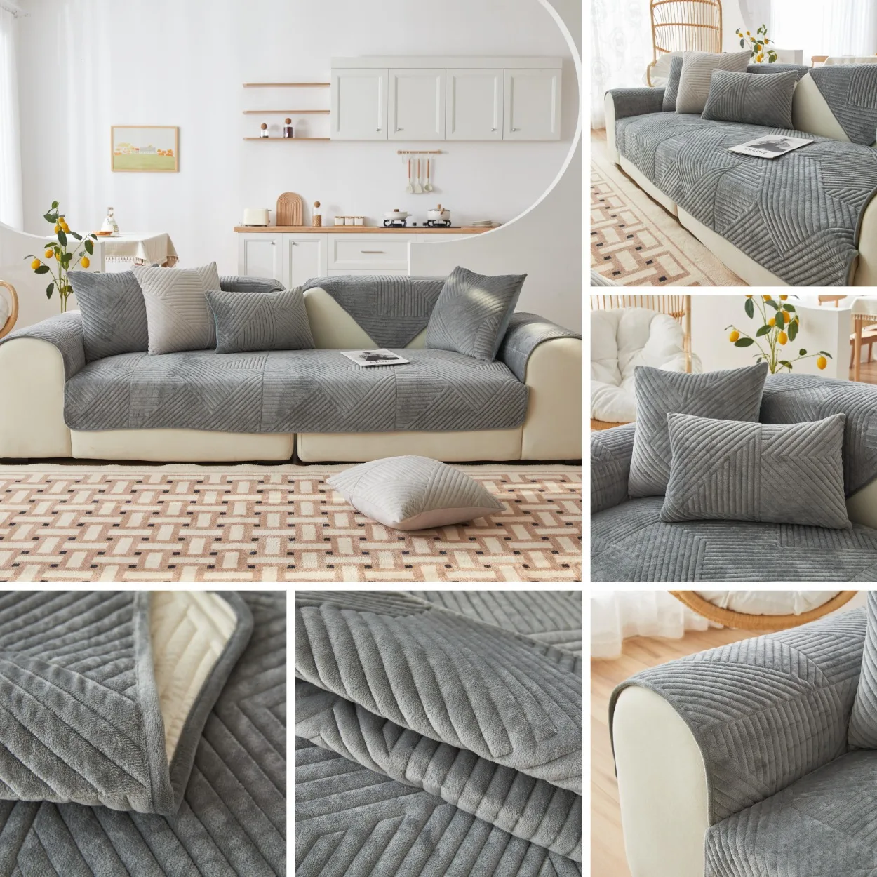 CrystalLuxe Non-Slip Couch Cover - Image 20