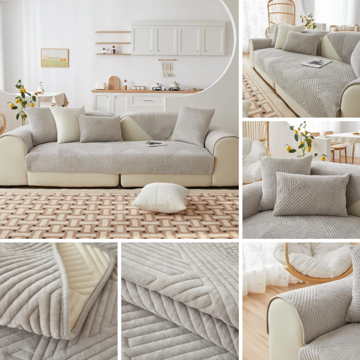 CrystalLuxe Non-Slip Couch Cover - Image 21