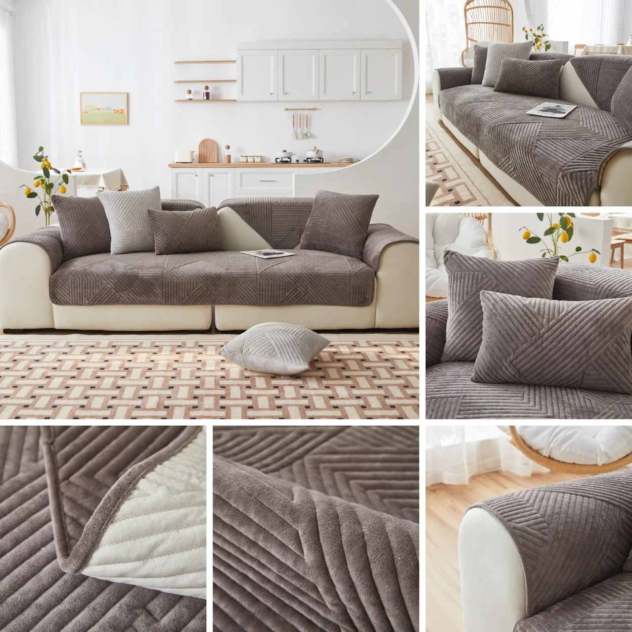 CrystalLuxe Non-Slip Couch Cover - Image 22