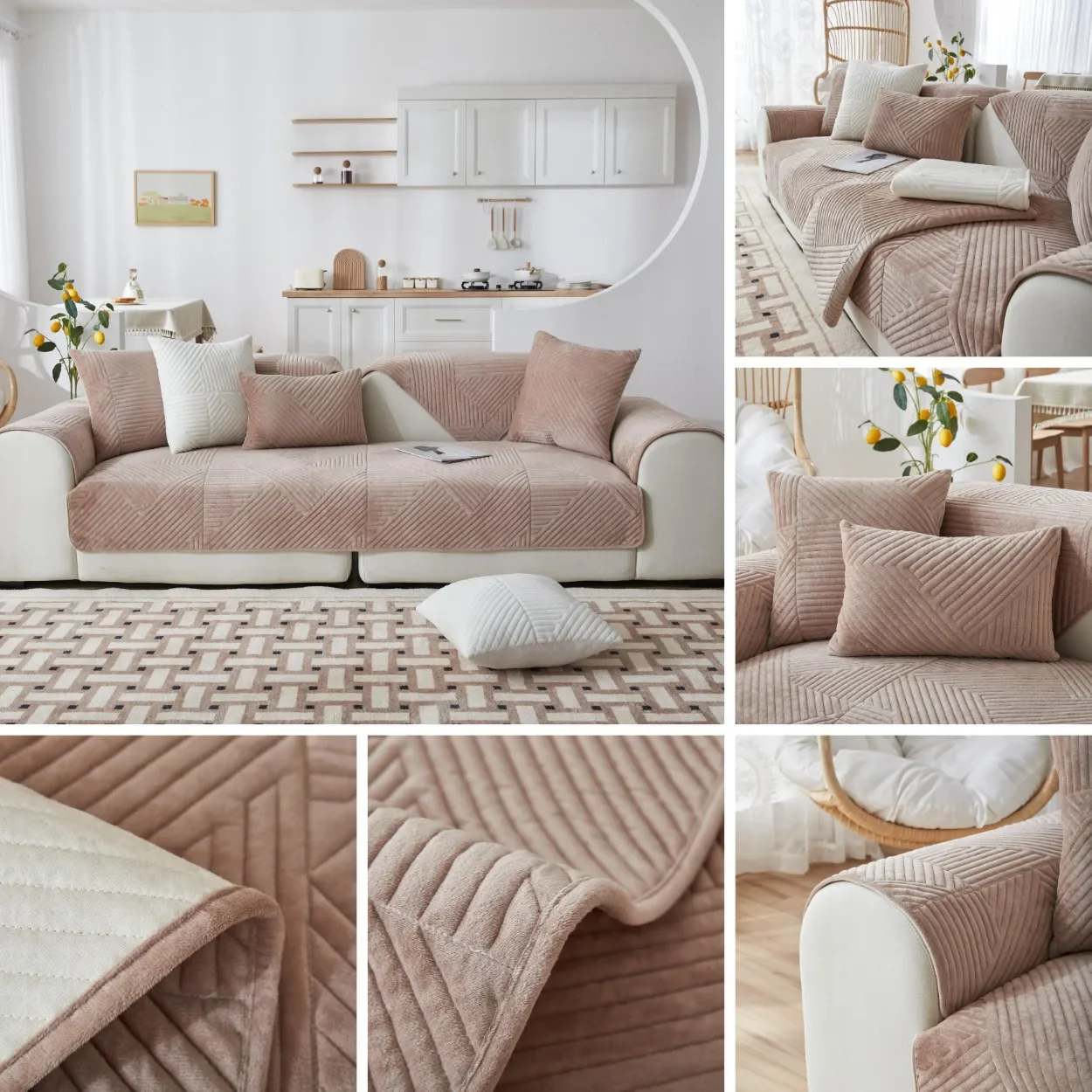 CrystalLuxe Non-Slip Couch Cover - Image 23