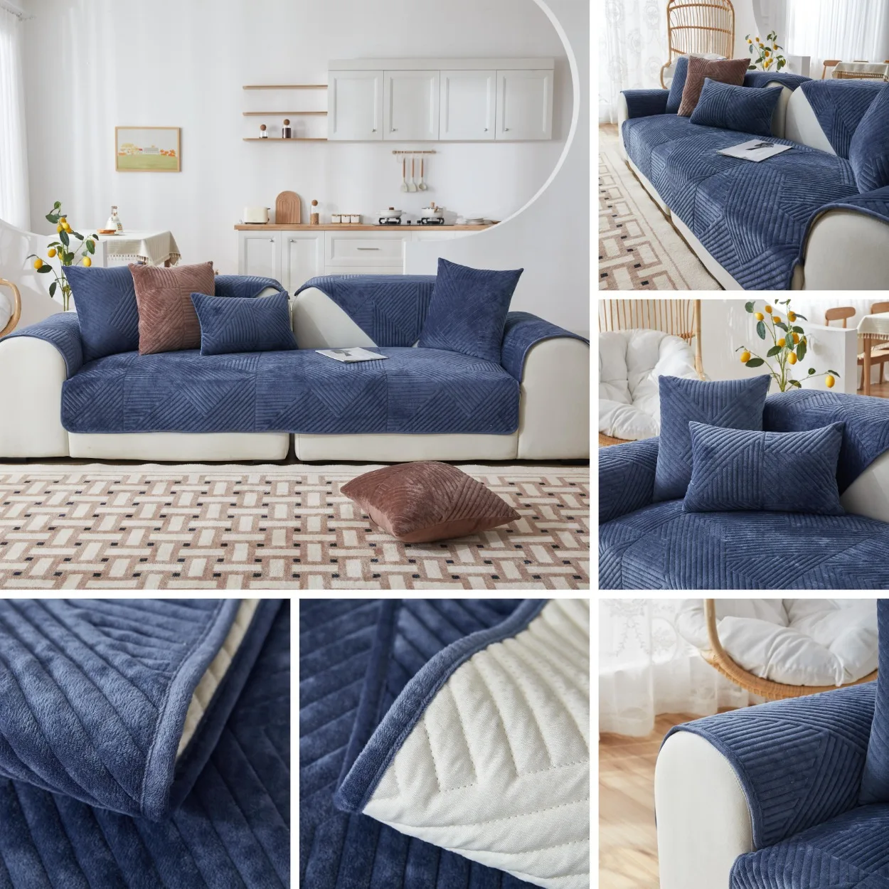 CrystalLuxe Non-Slip Couch Cover - Image 24