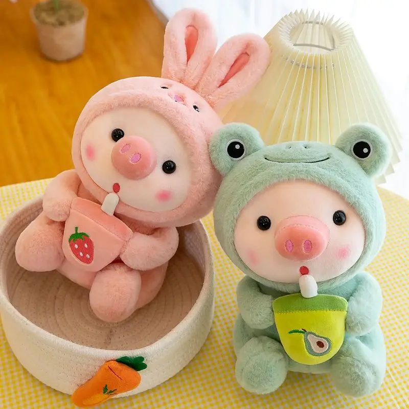 Cuddly Bubble Pig Plush Toy - Image 3