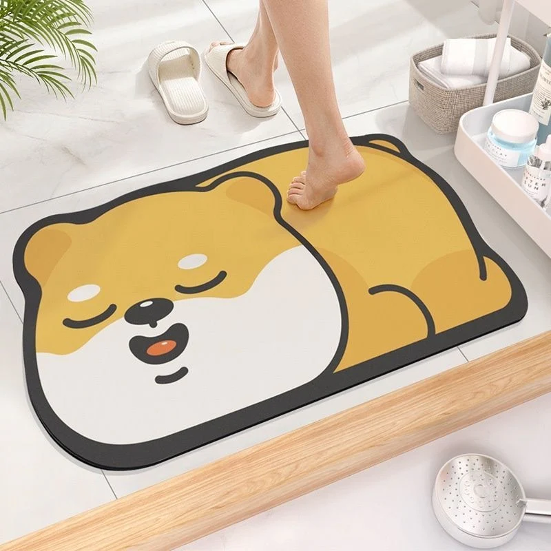 Cute Cartoon Non-Slip Quick Dry Bath Mat - Image 10