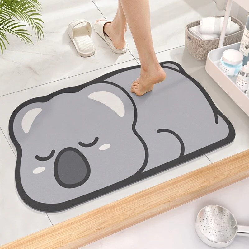 Cute Cartoon Non-Slip Quick Dry Bath Mat - Image 3