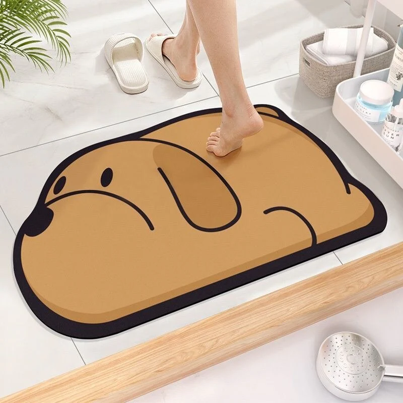 Cute Cartoon Non-Slip Quick Dry Bath Mat - Image 6