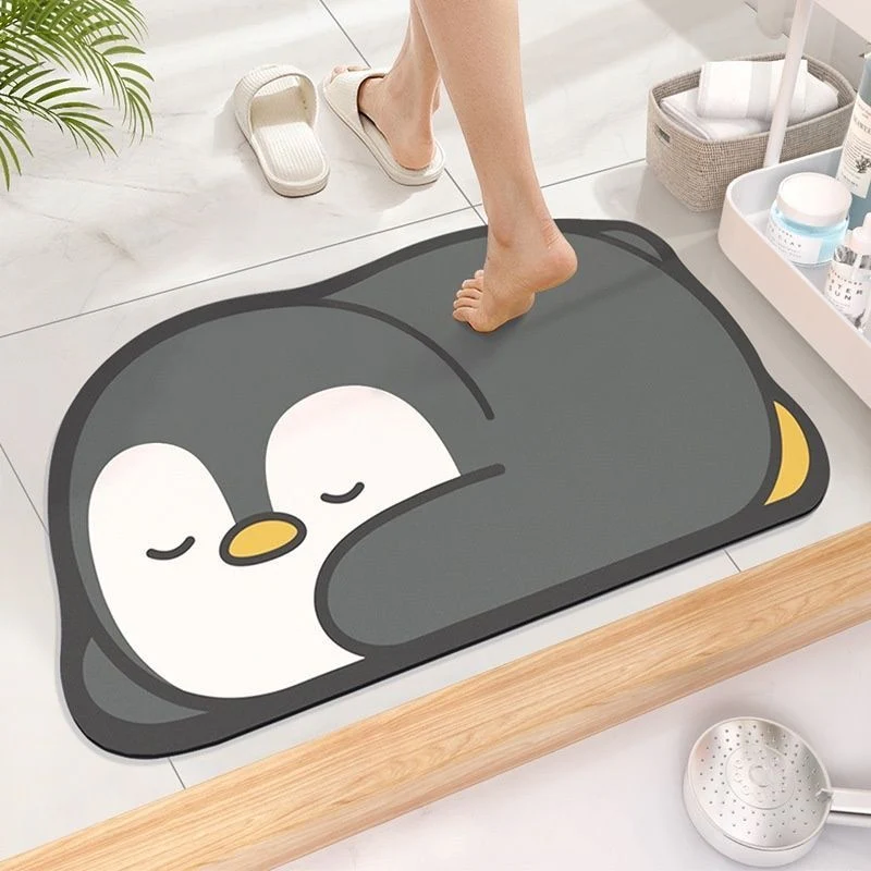 Cute Cartoon Non-Slip Quick Dry Bath Mat - Image 8
