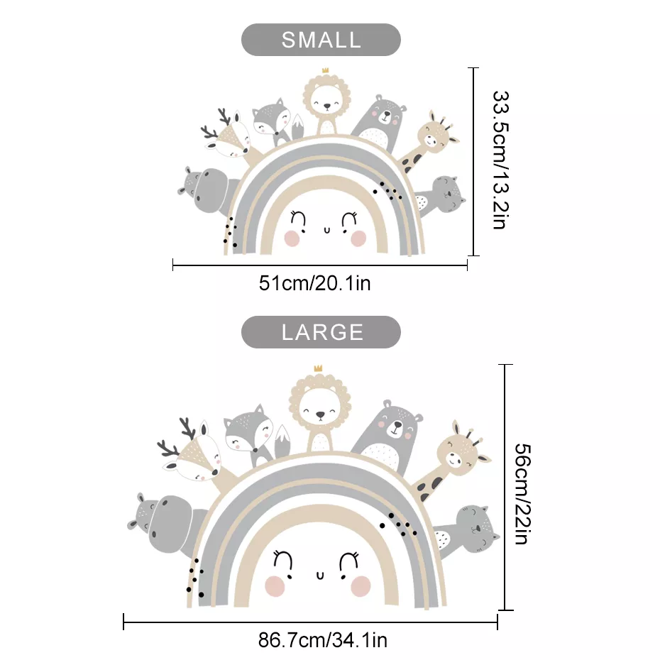 Cute Rainbow Friends Wall Sticker - Image 5