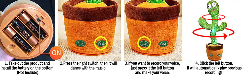 DanzuCactus Singing Dancing Toy - Image 13