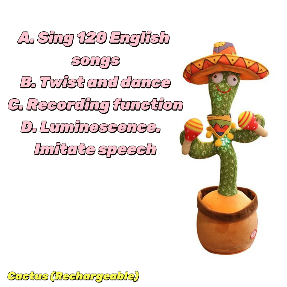 DanzuCactus Singing Dancing Toy - Image 22
