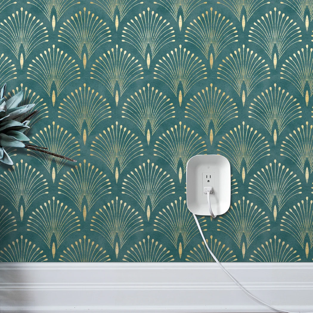 Dark Green Geometric Self Adhesive Wallpaper - Image 11