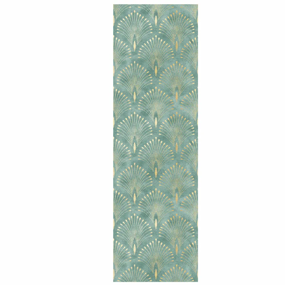 Dark Green Geometric Self Adhesive Wallpaper - Image 19