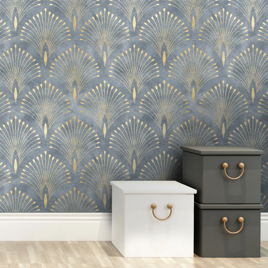 Dark Green Geometric Self Adhesive Wallpaper - Image 21