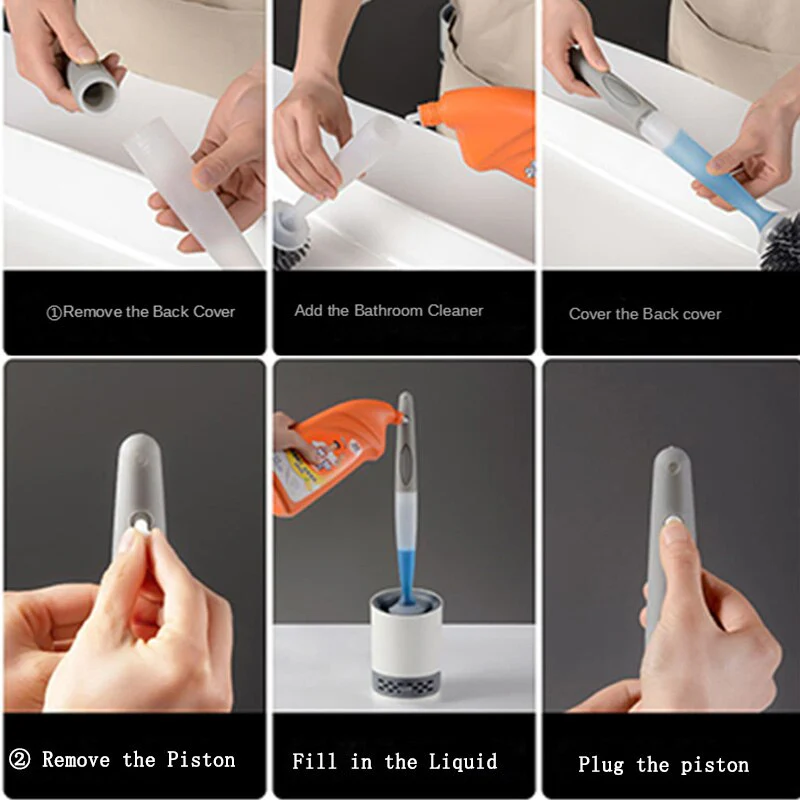 Detergent Refillable Toilet Brush - Image 4
