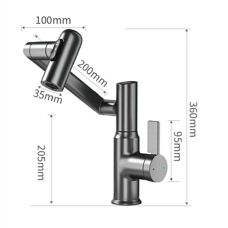 Digital Display 360 Rotation Faucet - Image 14