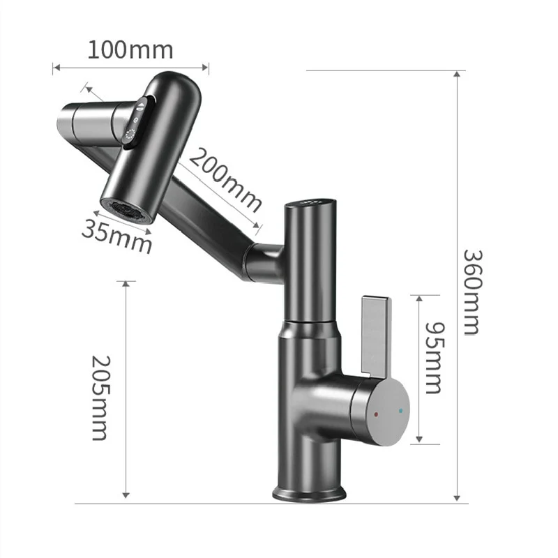 Digital Display 360 Rotation Faucet - Image 6