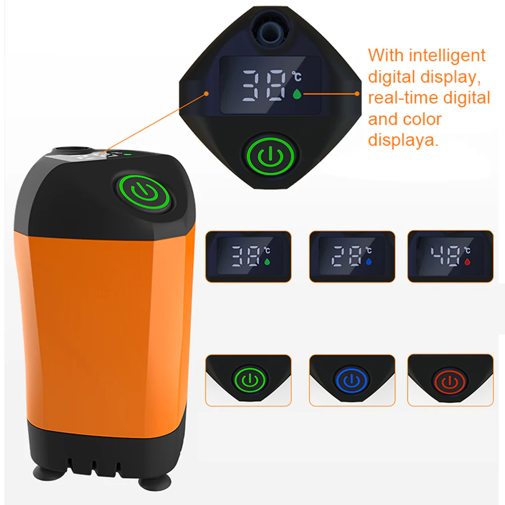 Digital Display Hot Cold Heating Shower Pump - Image 12