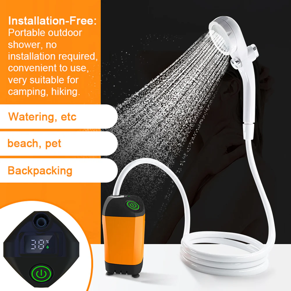 Digital Display Hot Cold Heating Shower Pump - Image 9
