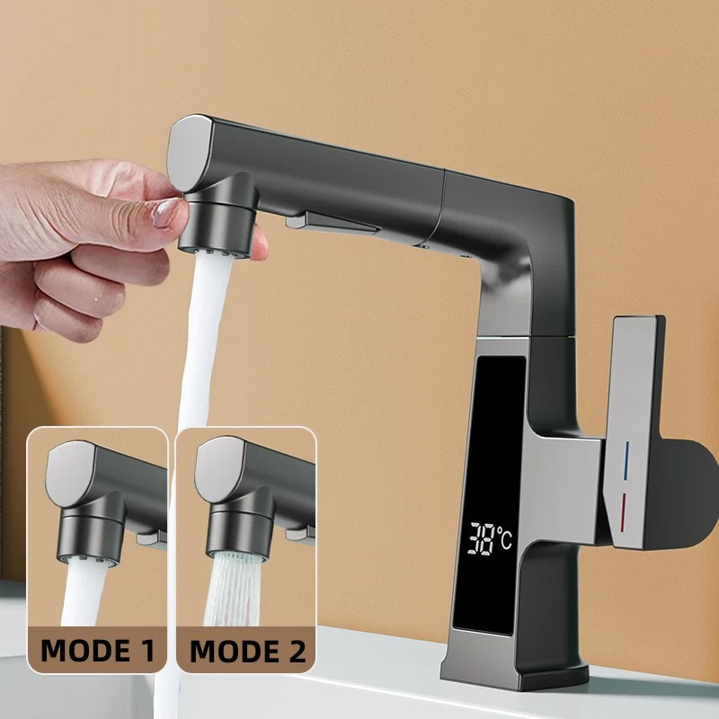 Digital Display Pull Out Faucet - Image 2